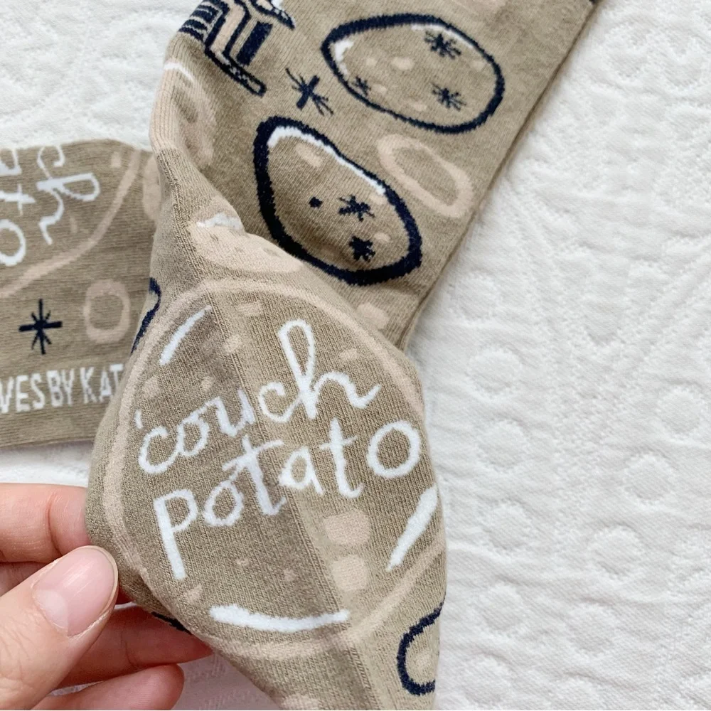 Primitives‎ by Kathy LOL Crew Socks - Couch Potato
